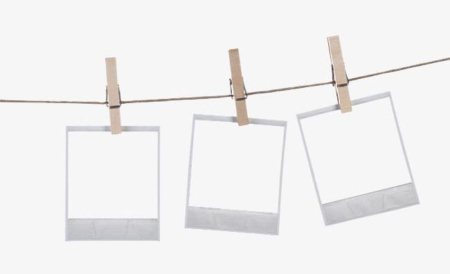 Photo Frame Wall Hangings PNG, Clipart, Blank, Border, Clothesline, Clothespin, Decorative Free PNG Download