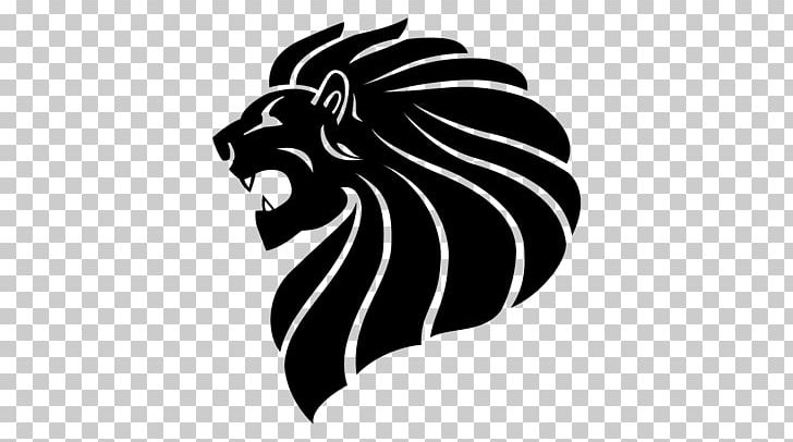 Winged Lion Roar PNG, Clipart, Animals, Black, Black And White, Computer Wallpaper, Drawing Free PNG Download