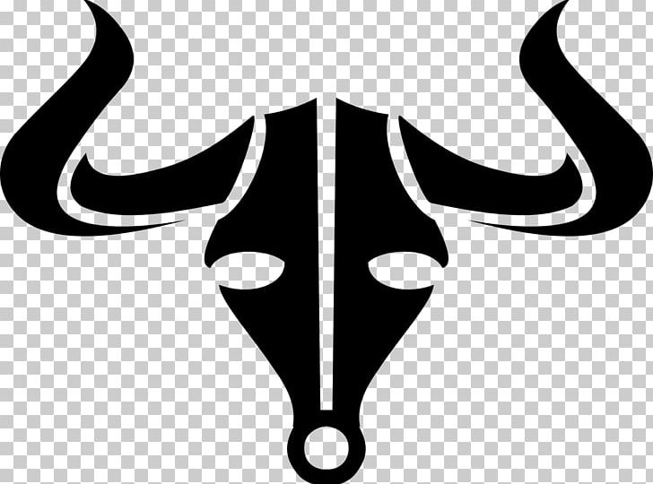 Cattle Bull Horn Silhouette PNG, Clipart, Animals, Black, Black And White, Bull, Cattle Free PNG Download