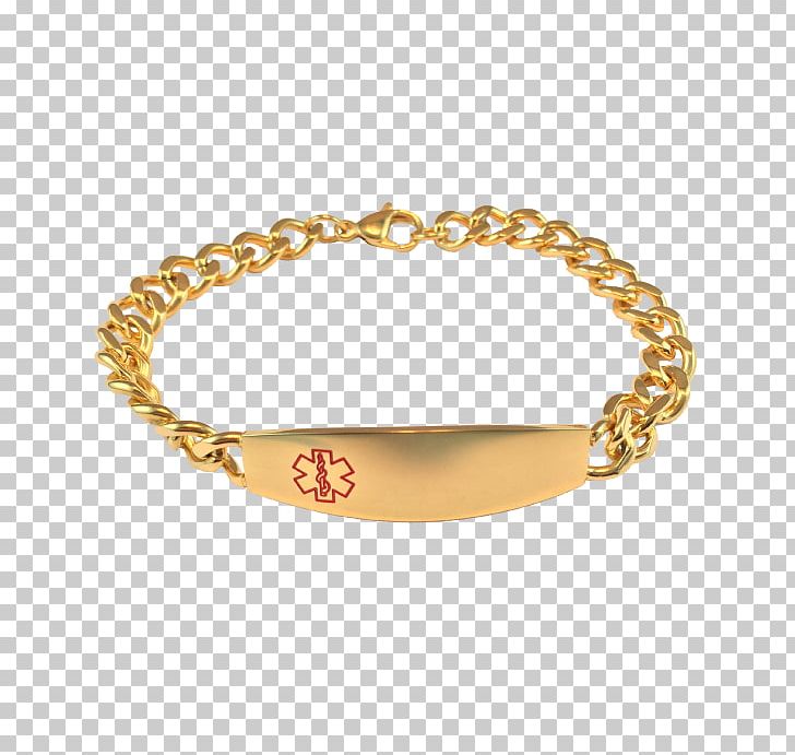 Bracelet Jewellery Gold Medical Identification Tag Clothing Accessories PNG, Clipart, Allergy, Bangle, Bracelet, Carat, Chain Free PNG Download