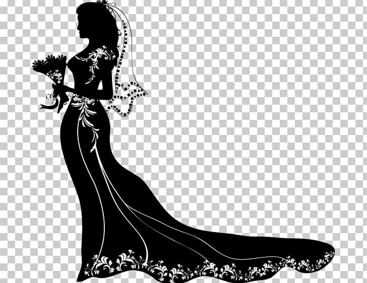 Silhouette Marriage PNG, Clipart, Animals, Art, Black, Black And White, Bride Free PNG Download