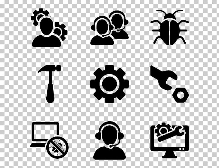 Computer Icons Technical Support Customer Service PNG, Clipart, Black, Black And White, Brand, Circle, Communication Free PNG Download