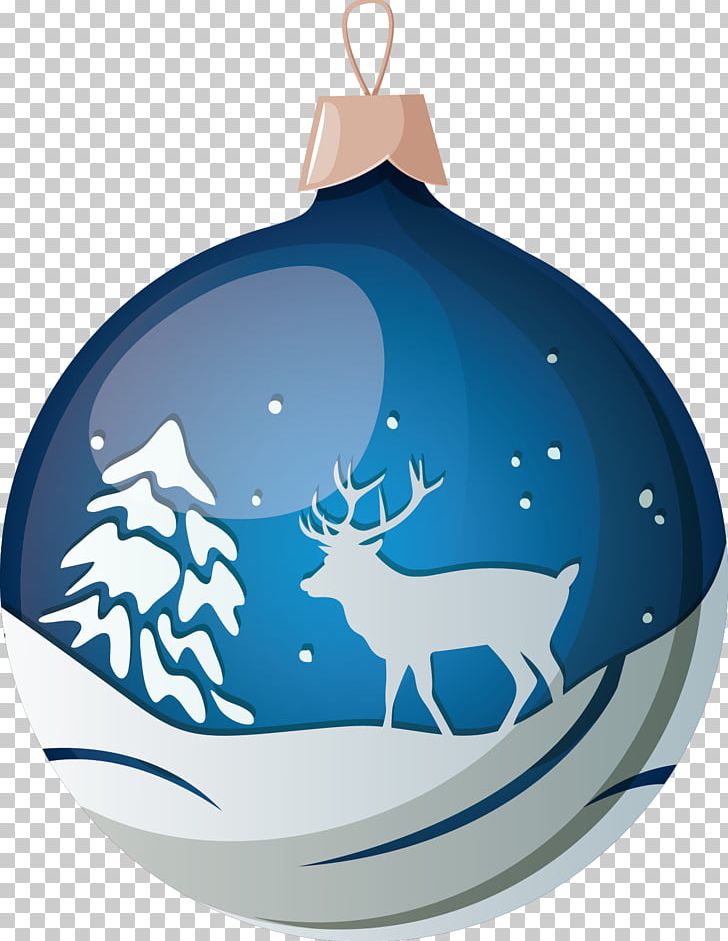 Reindeer Christmas Ornament PNG, Clipart, Antler, Blue, Bombka, Cartoon, Christmas Free PNG Download