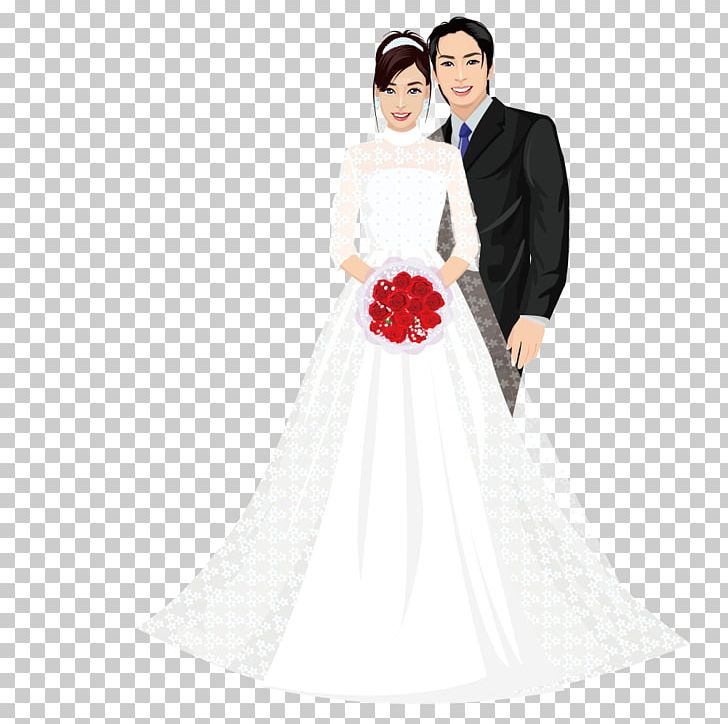 Wedding Dress Bride Marriage Illustration PNG, Clipart, Couple, Formal Wear, Girl, Love, Love Couple Free PNG Download