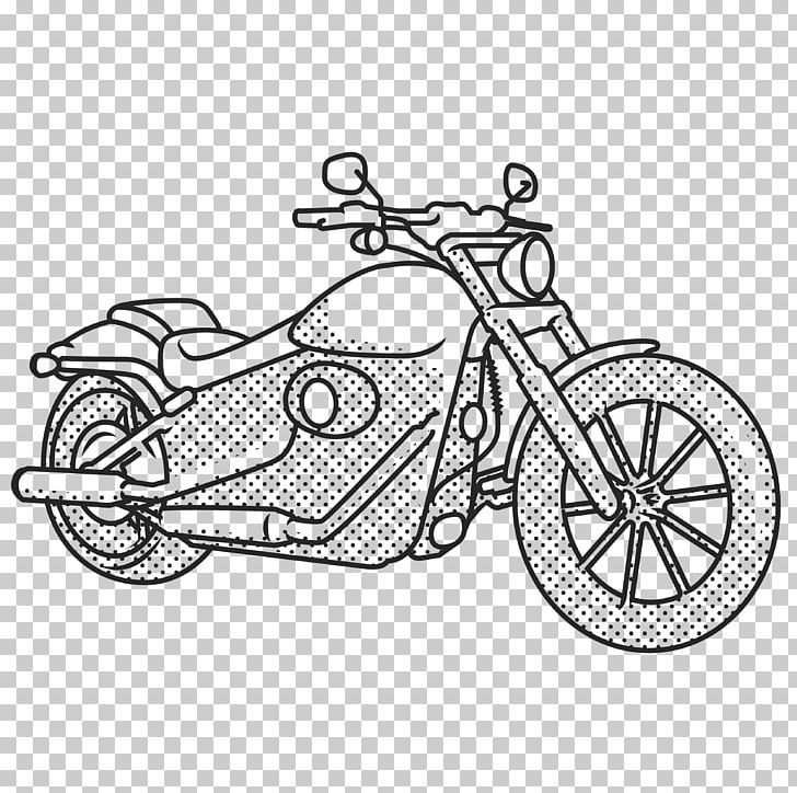 Bicycle Wheels Line Art Motorcycle Honda Motor Company Harley-Davidson PNG, Clipart, Area, Automotive Design, Auto Part, Bicycle, Bicycle Accessory Free PNG Download