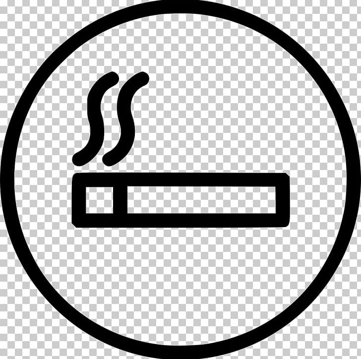 Smoking Room Computer Icons PNG, Clipart, Area, Black And White, Brand, Cigarette, Circle Free PNG Download