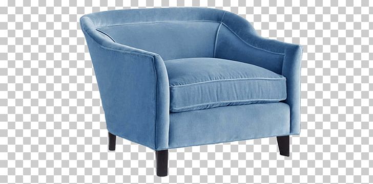 Blue Couch Club Chair Wing Chair PNG, Clipart, Angle, Armrest, Blue, Chair, Club Chair Free PNG Download