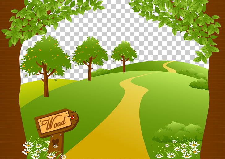 Euclidean Drawing Landscape Illustration PNG, Clipart, Apple, Art, Background Green, Biome, Cartoon Free PNG Download