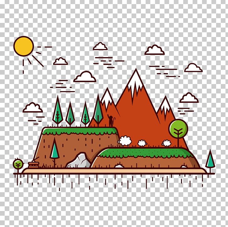 Euclidean Landscape Illustration PNG, Clipart, Apartment, Area, Art, Cartoon, Cartoon Mountains Free PNG Download