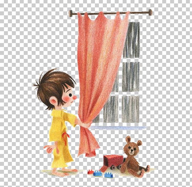 Kindergarten Luck Curtain Illustration PNG, Clipart, Art, Baby Boy, Bedroom, Boy, Boy Cartoon Free PNG Download