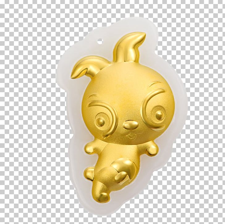 Gold Rabbit Pendant PNG, Clipart, Animals, Chinese Zodiac, Designer, Download, Gold Free PNG Download