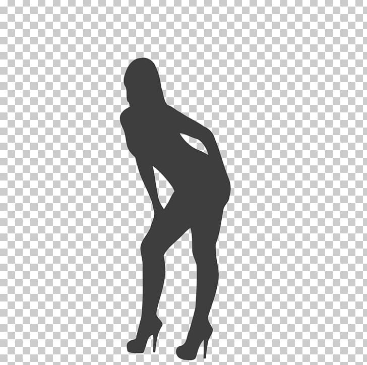Silhouette Woman PNG, Clipart, Animals, Arm, Black, Black And White, Cartoon Free PNG Download
