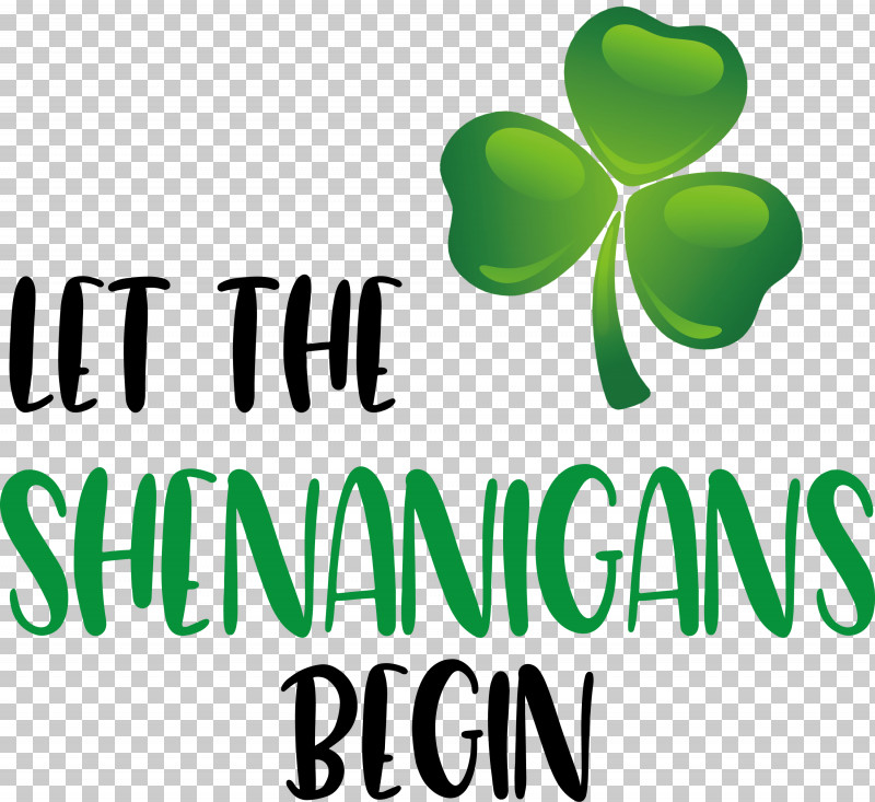 Shenanigans Patricks Day Saint Patrick PNG, Clipart, Biology, Green, Leaf, Logo, M Free PNG Download