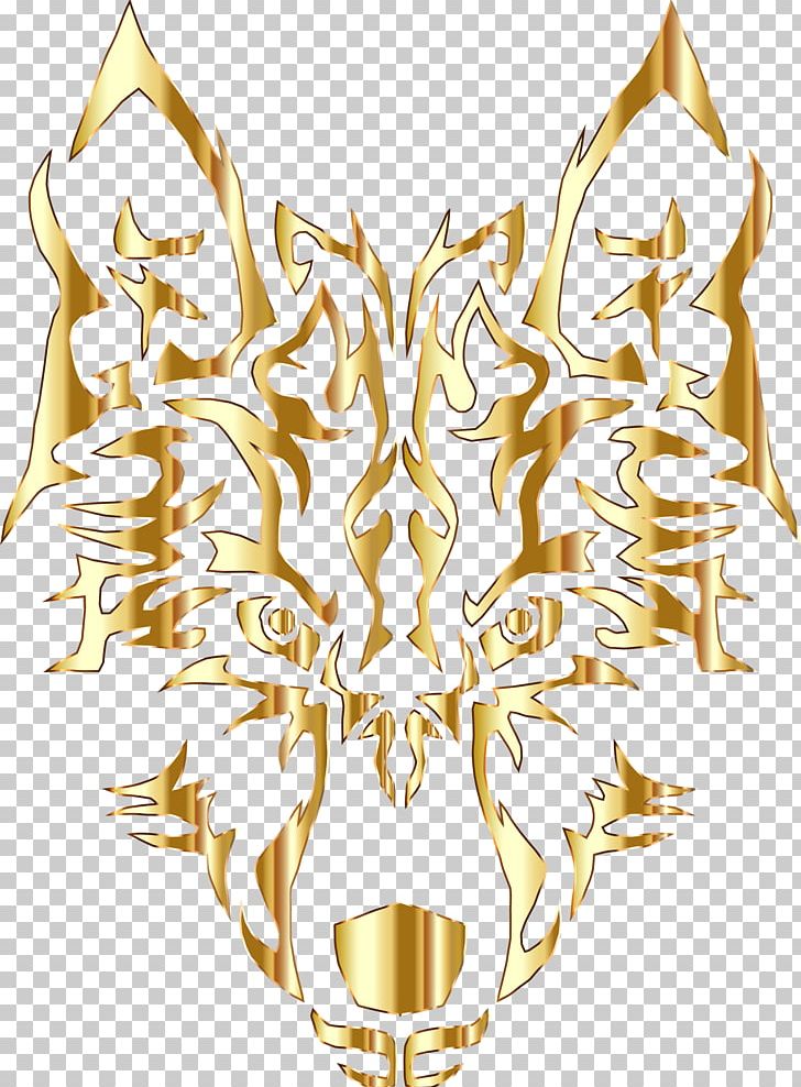 Gray Wolf Gold PNG, Clipart, Art, Artwork, Clip Art, Computer Icons, Fictional Character Free PNG Download