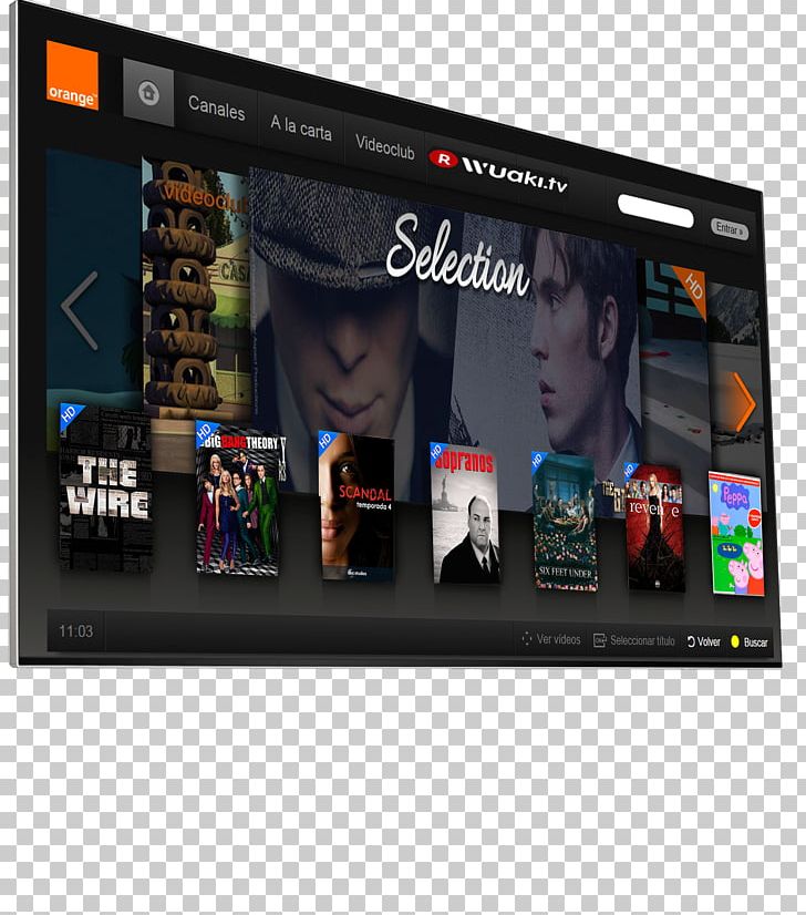Digital Television Jazzbox Flat Panel Display La TV D'Orange PNG, Clipart,  Free PNG Download