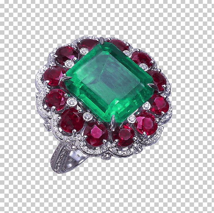 Ruby Emerald Earring Jewellery PNG, Clipart, Bling Bling, Blingbling, Brooch, Diamond, Earring Free PNG Download