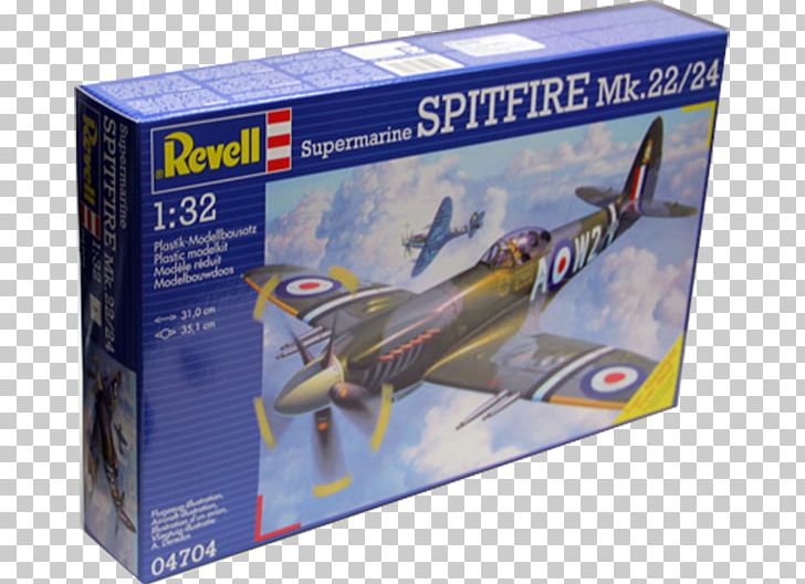 Supermarine Spitfire Mk.22/24 1:32 Scale Model Kit Revell Hobby Scale Models PNG, Clipart, Aircraft, Airplane, Hobby, Plastic Model, Revell Free PNG Download
