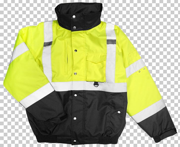 Flight Jacket T-shirt High-visibility Clothing PNG, Clipart, Black, Clothing, Collar, Flight Jacket, Highvisibility Clothing Free PNG Download