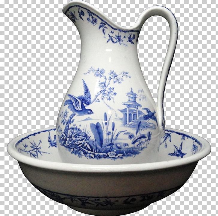 Porcelain Jug Tableware Pitcher Flow Blue PNG, Clipart, Aesthetic, Basin, Blue And White Porcelain, Blue And White Pottery, Ceramic Free PNG Download