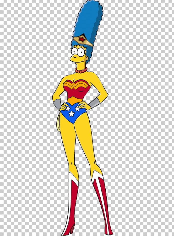 Marge Simpson Wonder Woman Wilma Flintstone Pebbles Flinstone Homer Simpson PNG, Clipart, Art, Artwork, Bart Simpson, Cartoon, Clothing Free PNG Download