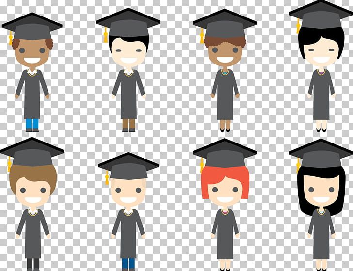 Student Graduation Ceremony Square Academic Cap Academic Degree PNG, Clipart, Academic Dress, Academician, Art, Bachelor Gown, Cartoon Free PNG Download
