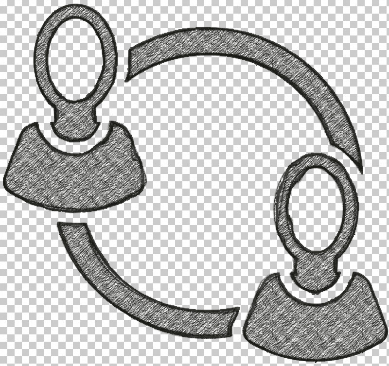Social Icon Synchronized Users Icon Coordination Icon PNG, Clipart, Black, Black And White, Car, Coordination Icon, Jewellery Free PNG Download