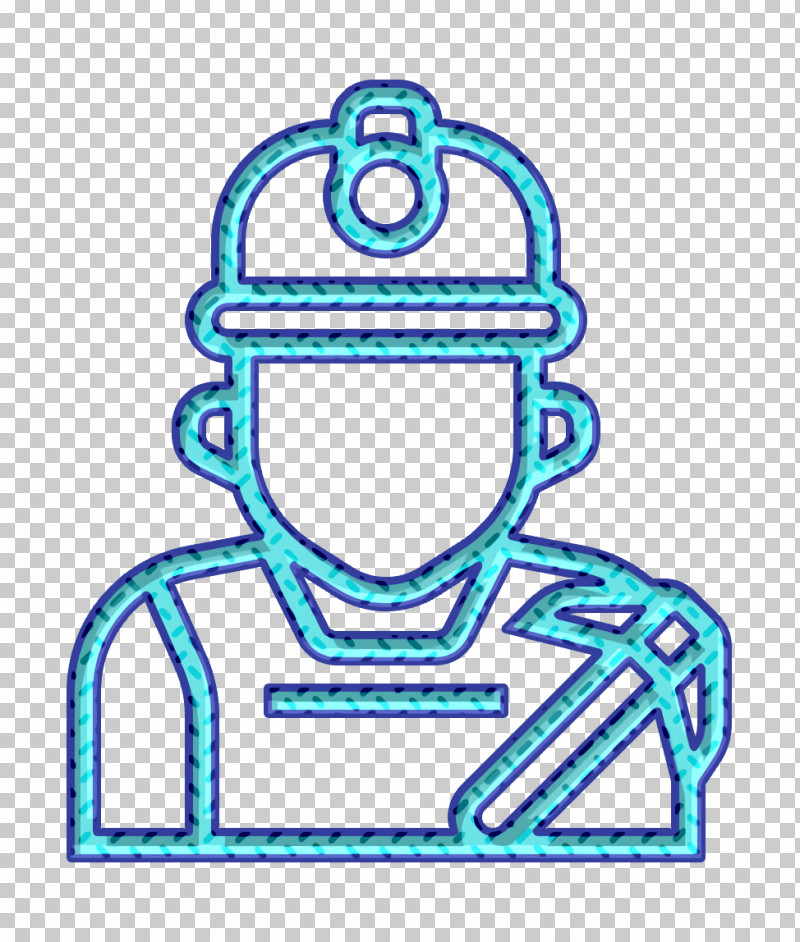 Miner Icon Jobs And Occupations Icon PNG, Clipart, Jobs And Occupations Icon, Line, Meter, Miner Icon Free PNG Download