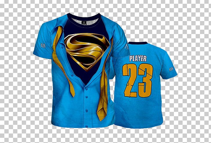 Sports Fan Jersey T-shirt Art Superman PNG, Clipart, Active Shirt, Art, Blue, Brand, Clothing Free PNG Download