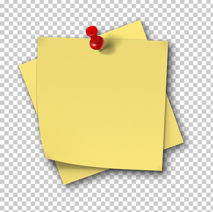 Post-it Note Paper Sticker Sticky Notes PNG, Clipart, Angle, Computer Icons, Drawing Pin, Material, Objects Free PNG Download