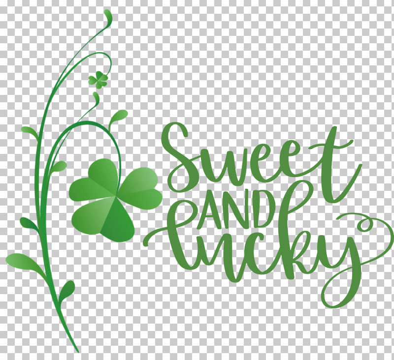 Sweet And Lucky St Patricks Day PNG, Clipart, Clover, Decal, Fourleaf Clover, Leaf, Saint Patricks Day Free PNG Download