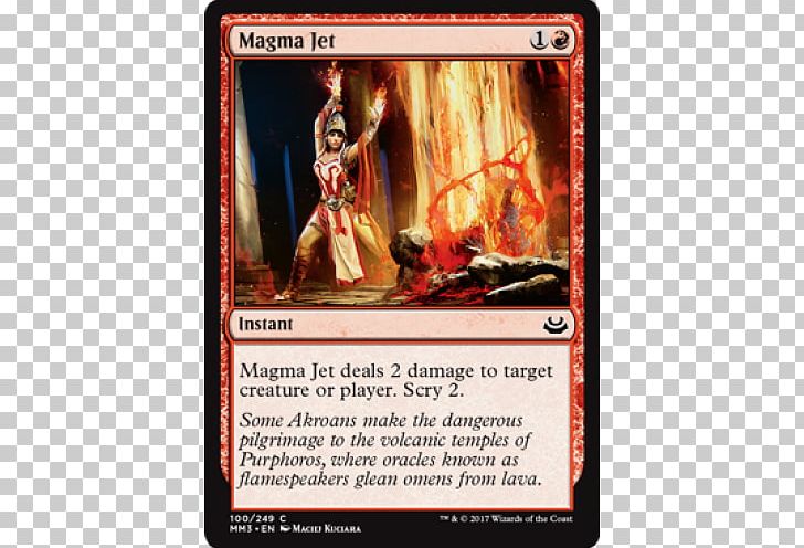 Magic: The Gathering Magma Jet Wizards Of The Coast Theros Playing Card PNG, Clipart, Card Game, Collectable Trading Cards, Collectible Card Game, Darksteel, Fifth Dawn Free PNG Download