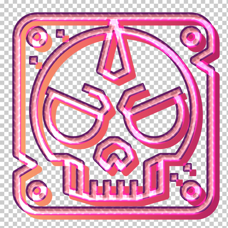 Punk Rock Icon Skull Icon Dangerous Icon PNG, Clipart, Dangerous Icon, Line, Magenta, Pink, Punk Rock Icon Free PNG Download