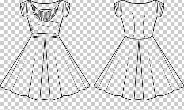 Dress Skirt Gown Pattern PNG, Clipart, Abdomen, Artwork, Black And White, Clothing, Costume Free PNG Download