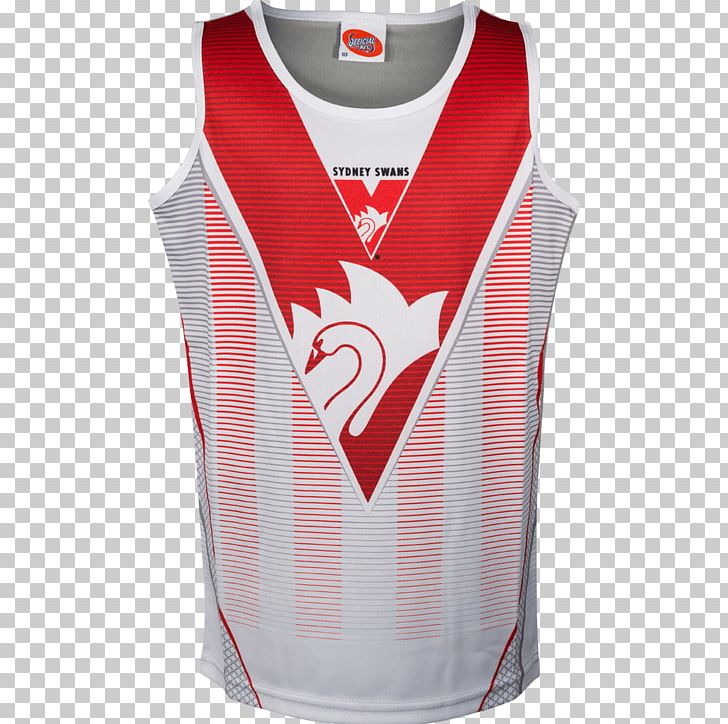 Sydney Swans Jersey Australian Football League T-shirt Sleeveless Shirt PNG, Clipart, Active Shirt, Active Tank, Auskick, Australian Football League, Clothing Free PNG Download