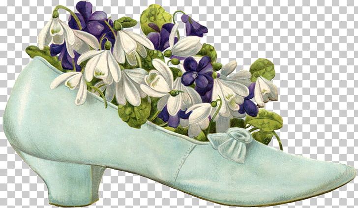 Flower Shoe Greeting & Note Cards Antique PNG, Clipart, Boot, Button, Clog, Cut Flowers, Ephemera Free PNG Download