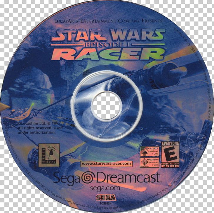Star Wars Episode I: Racer Compact Disc Dreamcast Star Wars Computer And Video Games PNG, Clipart, 1999, Compact Disc, Cover Art, Dreamcast, Dvd Free PNG Download