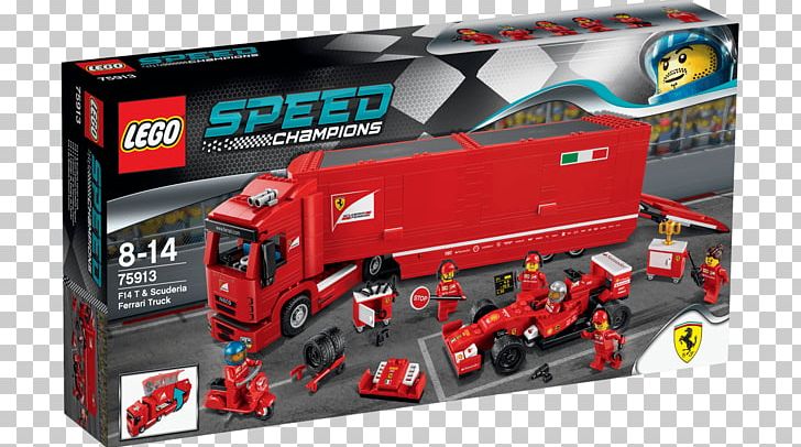 Ferrari F14 T LEGO 75913 Speed Champions F14 T & Scuderia Ferrari Truck Car Lego Racers PNG, Clipart, Car, F 14, Ferrari F14 T, Lego, Lego City Free PNG Download