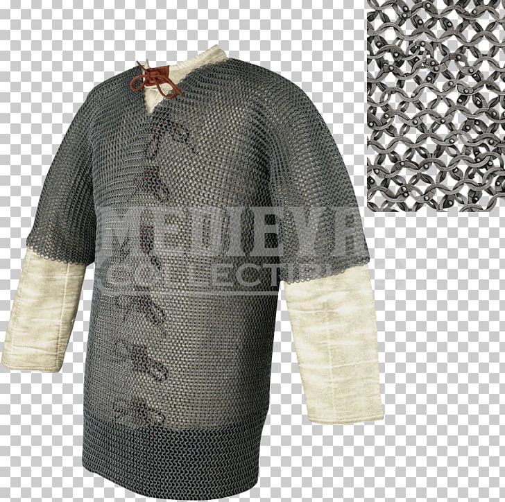 T-shirt Hauberk Mail Sleeve PNG, Clipart, Armour, Chain, Clothing, Clothing Sizes, Components Of Medieval Armour Free PNG Download