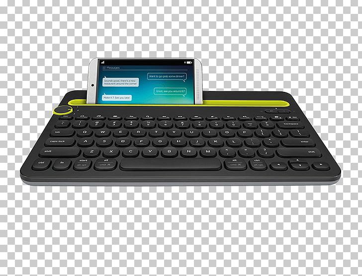 Computer Keyboard Computer Mouse Logitech Multi-Device K480 Wireless Handheld Devices PNG, Clipart, Azerty, Bluetooth, Computer, Computer Keyboard, Electronic Device Free PNG Download