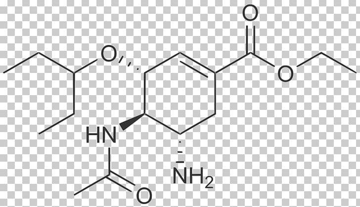 Oseltamivir Zanamivir Neuraminidase Inhibitor Antiviral Drug Laninamivir PNG, Clipart, Angle, Antiviral Drug, Area, Black And White, Brand Free PNG Download