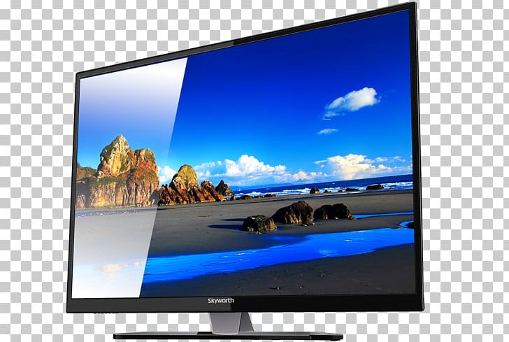 Television Set Smart TV LED-backlit LCD Skyworth PNG, Clipart, Computer Monitor, Computer Monitor Accessory, Digital Television, Display Advertising, Display Device Free PNG Download