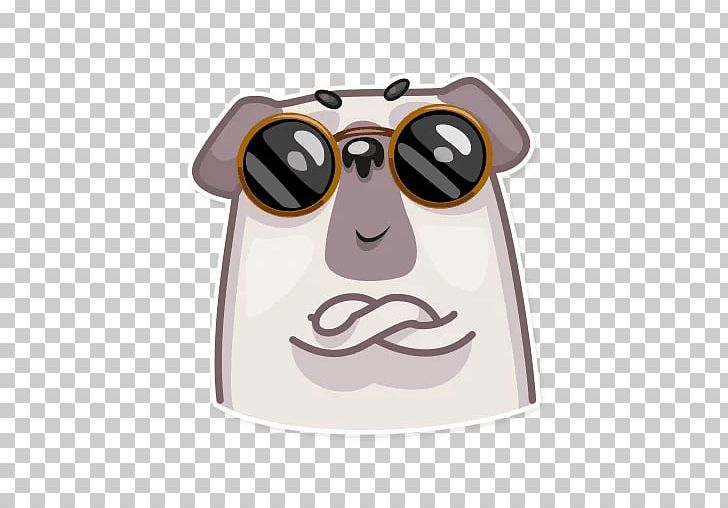 Pug Sticker Snout Glasses PNG, Clipart, Canidae, Dog, Dog Like Mammal, Eyewear, Glasses Free PNG Download