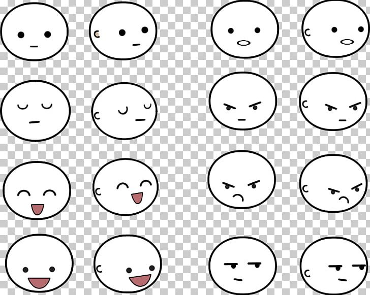 Facial Expression Smiley Face PNG, Clipart, Area, Black And White, Cartoon, Circle, Computer Icons Free PNG Download