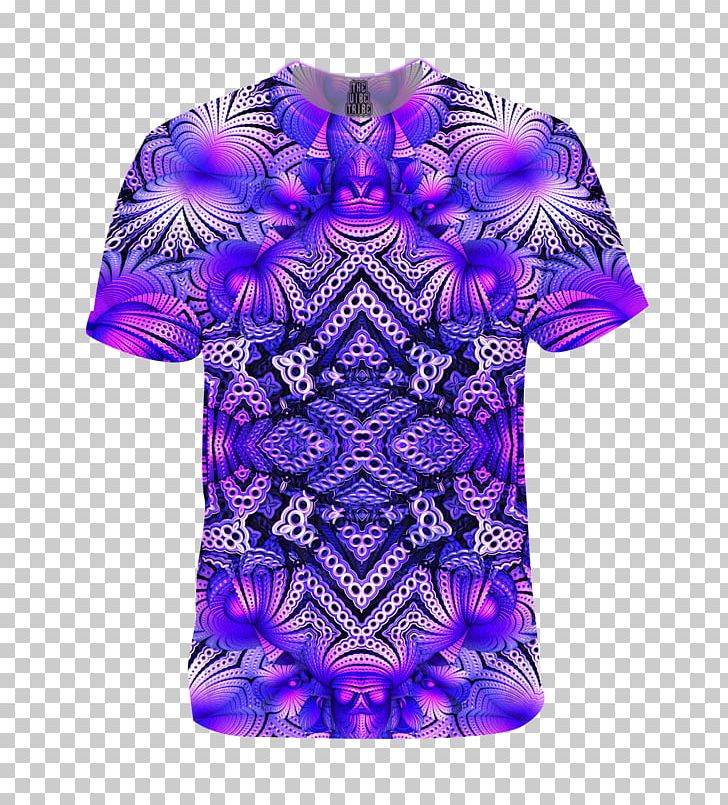 T-shirt Sleeve Neck Pattern PNG, Clipart, Active Shirt, Clothing, Lizard King, Neck, Purple Free PNG Download