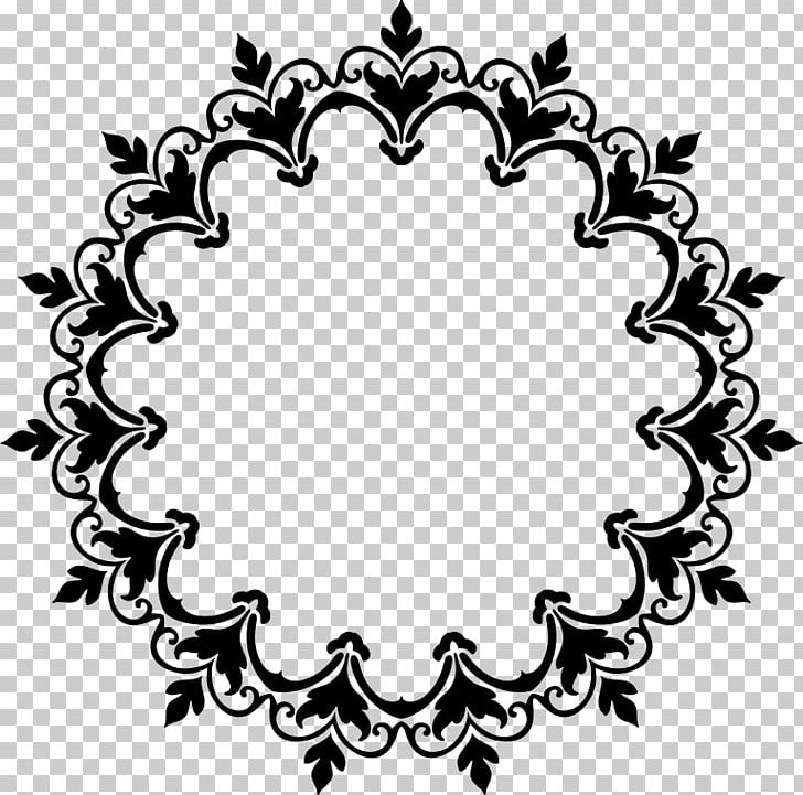 Circle Damask PNG, Clipart, Art, Black, Black And White, Circle, Clip Art Free PNG Download