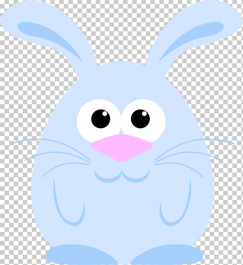 Cartoon White Rabbit Blue Rabbits And Hares PNG, Clipart, Blue, Cartoon, Rabbit, Rabbits And Hares, Smile Free PNG Download
