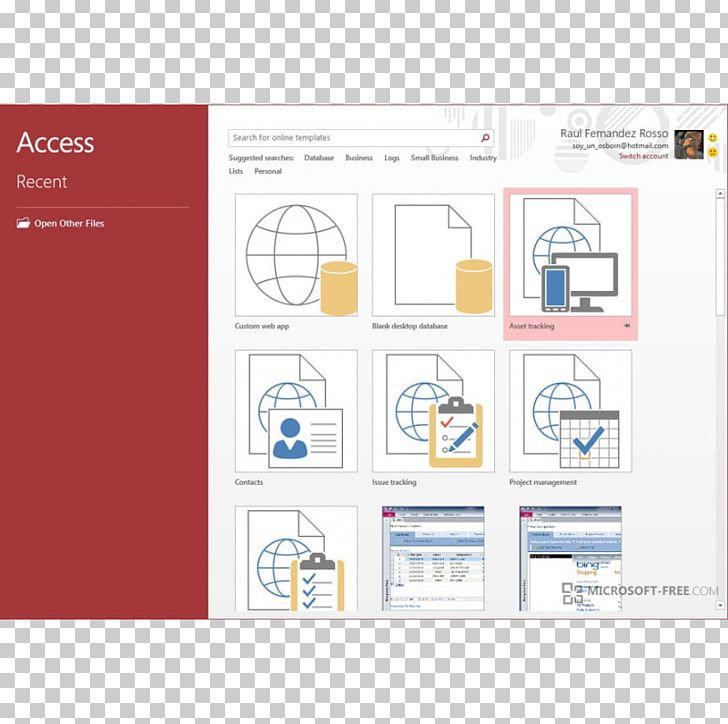 Microsoft Access Microsoft Office 2016 Microsoft Corporation Database PNG, Clipart, Access 2016, Angle, Brand, Communication, Computer Free PNG Download