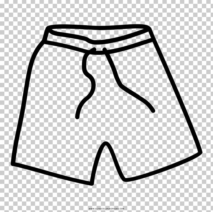 Shorts Drawing Coloring Book Pants Trunks PNG, Clipart, Angle, Area, Ausmalbild, Bermuda Shorts, Black Free PNG Download