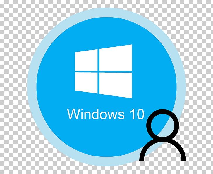 Laptop Windows 10 ISO Computer Software PNG, Clipart, 64bit Computing, Area, Blue, Brand, Circle Free PNG Download