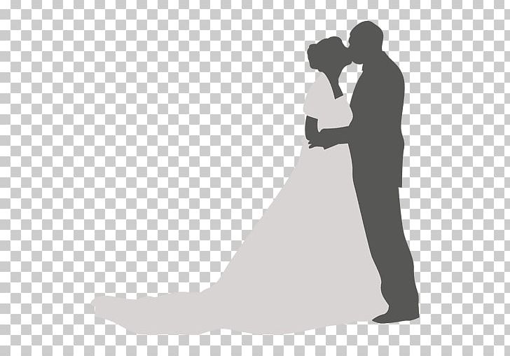 Silhouette Wedding Kiss Couple PNG, Clipart, Animals, Arm, Black And White, Bride, Bridegroom Free PNG Download